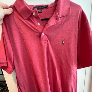 Ralph Lauren Slim Fit Polo- salmon color